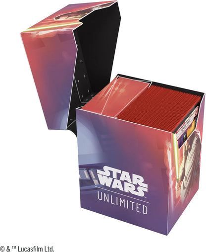 Gamegenic | Star Wars: Unlimited Soft Crate Set 5 - Qui-Gon Jinn | Trading Card Accessory