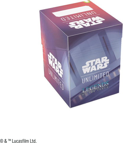 Gamegenic | Star Wars: Unlimited Soft Crate Set 5 - Qui-Gon Jinn | Trading Card Accessory