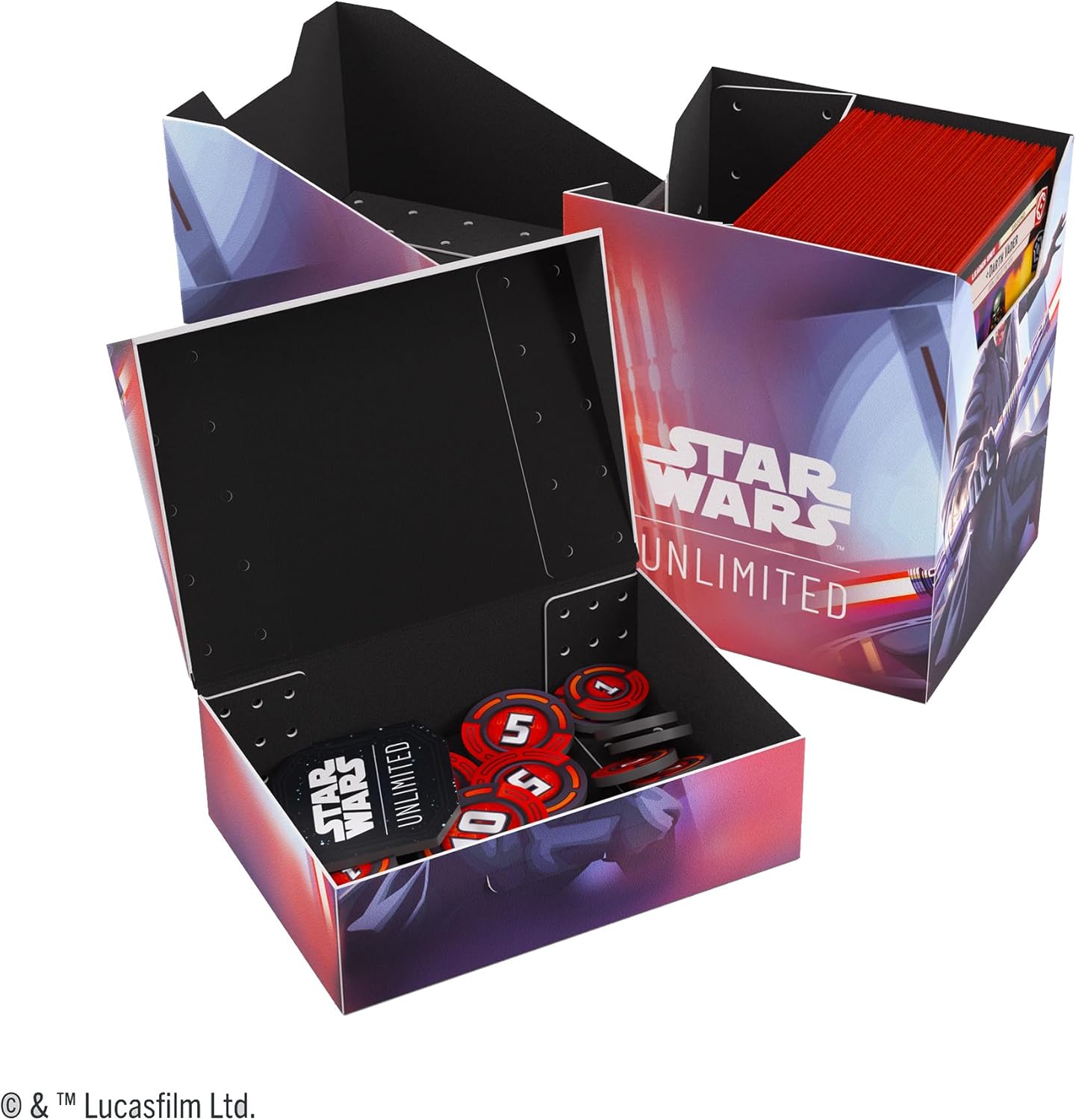 Gamegenic | Star Wars: Unlimited Soft Crate Set 5 - Darth Maul | Trading Card Accessory