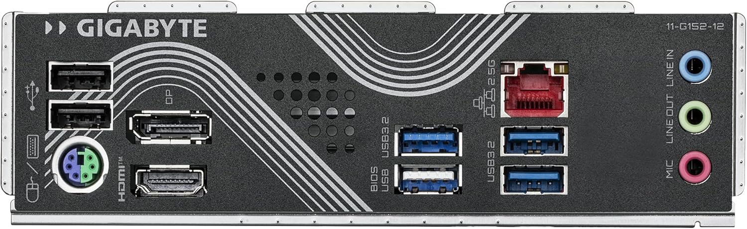 GIGABYTE B860M EAGLE V2 Motherboard - Intel Core Ultra Series CPUs, 6+1+2 Phases VRM, up to 9066MHz DDR5, 1xPCIe 5.0 + 1xPCIe 4.0 M.2, 2.5GbE LAN, USB 3.2 Gen 1