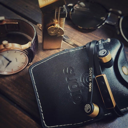 Sudio KLANG In-Ear Earphones in Black with Gold Metal