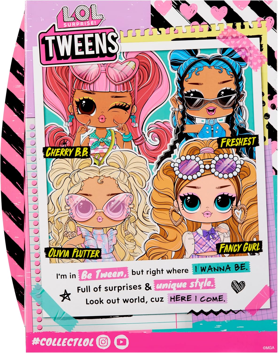 L.O.L. Surprise! Tweens Core Doll - Fancy Gurl - Incluye 1 Muñeca de Moda, Viene con Conjunto y Accesorios, 4 para Coleccionar