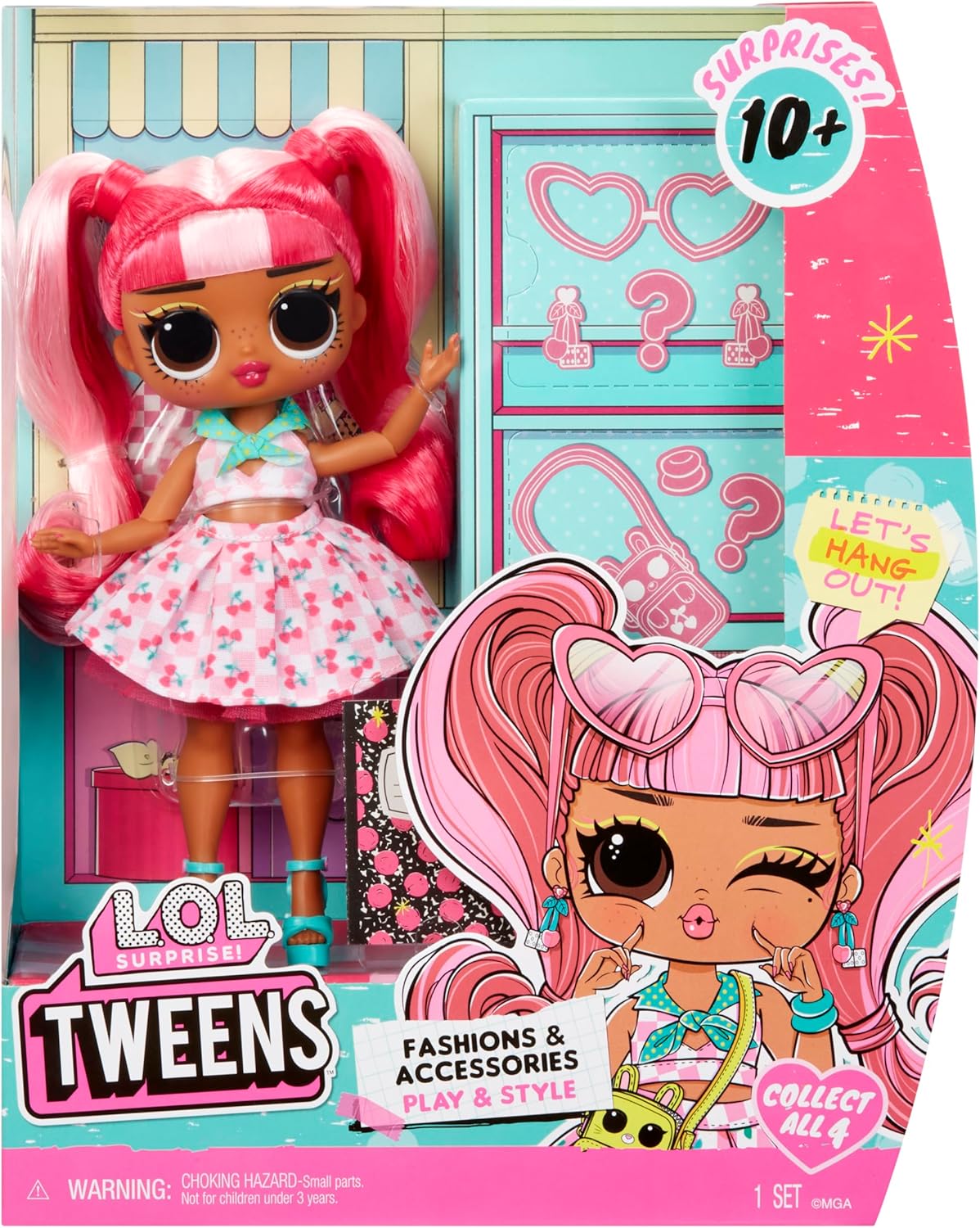 L.O.L. Surprise! Tweens Core Doll - Cherry B.B. - Includes 1 Fashion Doll, Comes with Outfit and Accessories, 4 to Collect