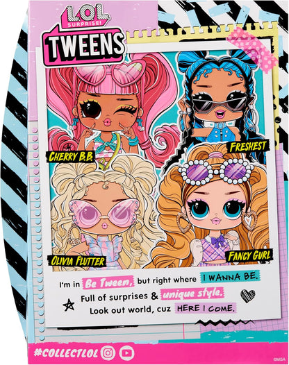 L.O.L. Surprise! Tweens Core Doll - Freshest - Incluye 1 Muñeca de Moda, Viene con Conjunto y Accesorios, 4 para Coleccionar