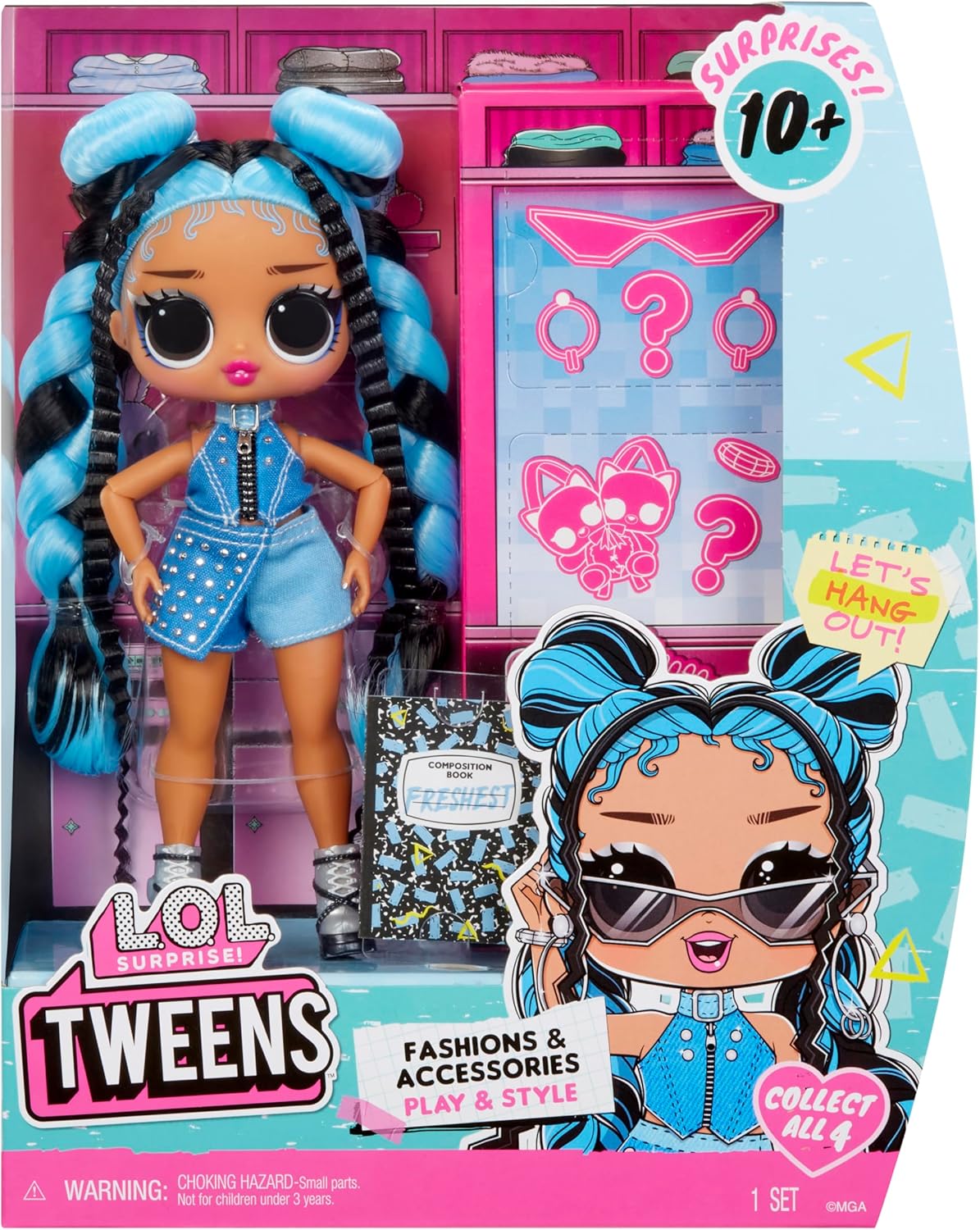 L.O.L. Surprise! Tweens Core Doll - Freshest - Incluye 1 Muñeca de Moda, Viene con Conjunto y Accesorios, 4 para Coleccionar