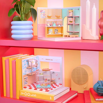 MGA's Miniverse Make It Mini Spaces Pizza Shop - Inclusief 1 Set, Bouwset, Doe-Het-Zelf, Knutselen, Voor verzamelaars & Kinderen vanaf 8 jaar, NIET EETBAAR