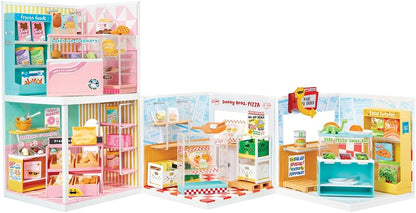 MGA's Miniverse Make It Mini Spaces Pizza Shop - Inclusief 1 Set, Bouwset, Doe-Het-Zelf, Knutselen, Voor verzamelaars & Kinderen vanaf 8 jaar, NIET EETBAAR