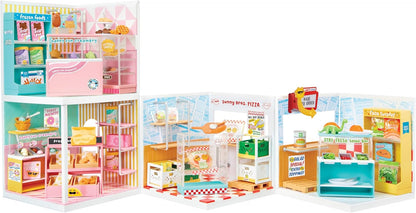 MGA's Miniverse Make It Mini Spaces Ice Cream Shop - Inklusive 1 Packung, BAU-Set, DIY, Bastelei, Für Sammler & Kinder ab 8 Jahren, Nicht ESSBAR