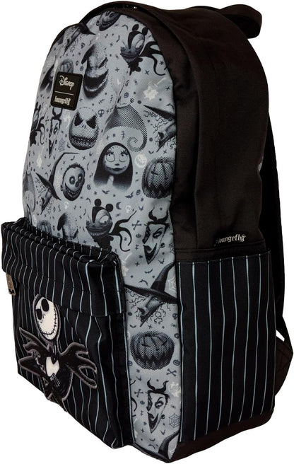 Loungefly Disney The Nightmare Before Christmas Nylon Full-Size Backpack