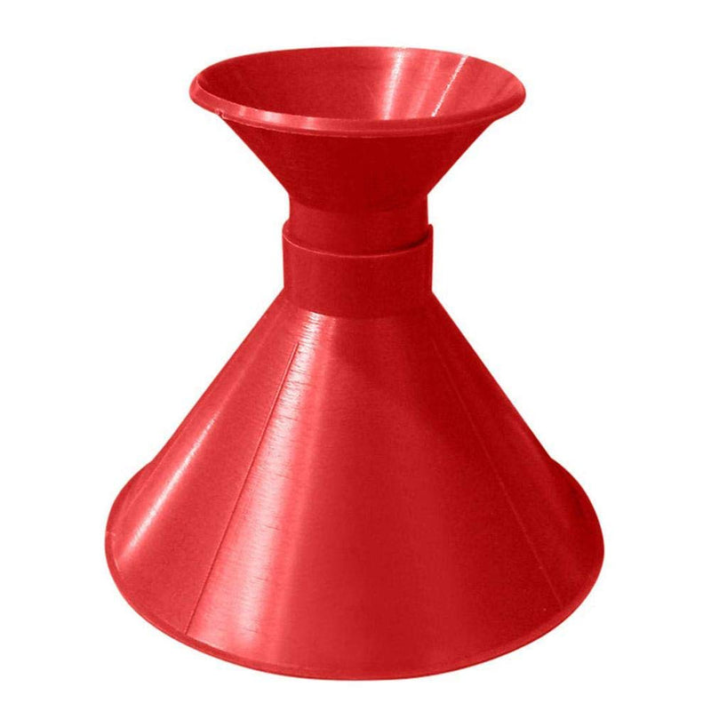 Yunhigh cono a forma di neve raschietto per ghiaccio auto parabrezza neve strumento di rimozione portatile e antigraffio per SUV auto Windows, Style 2 - red