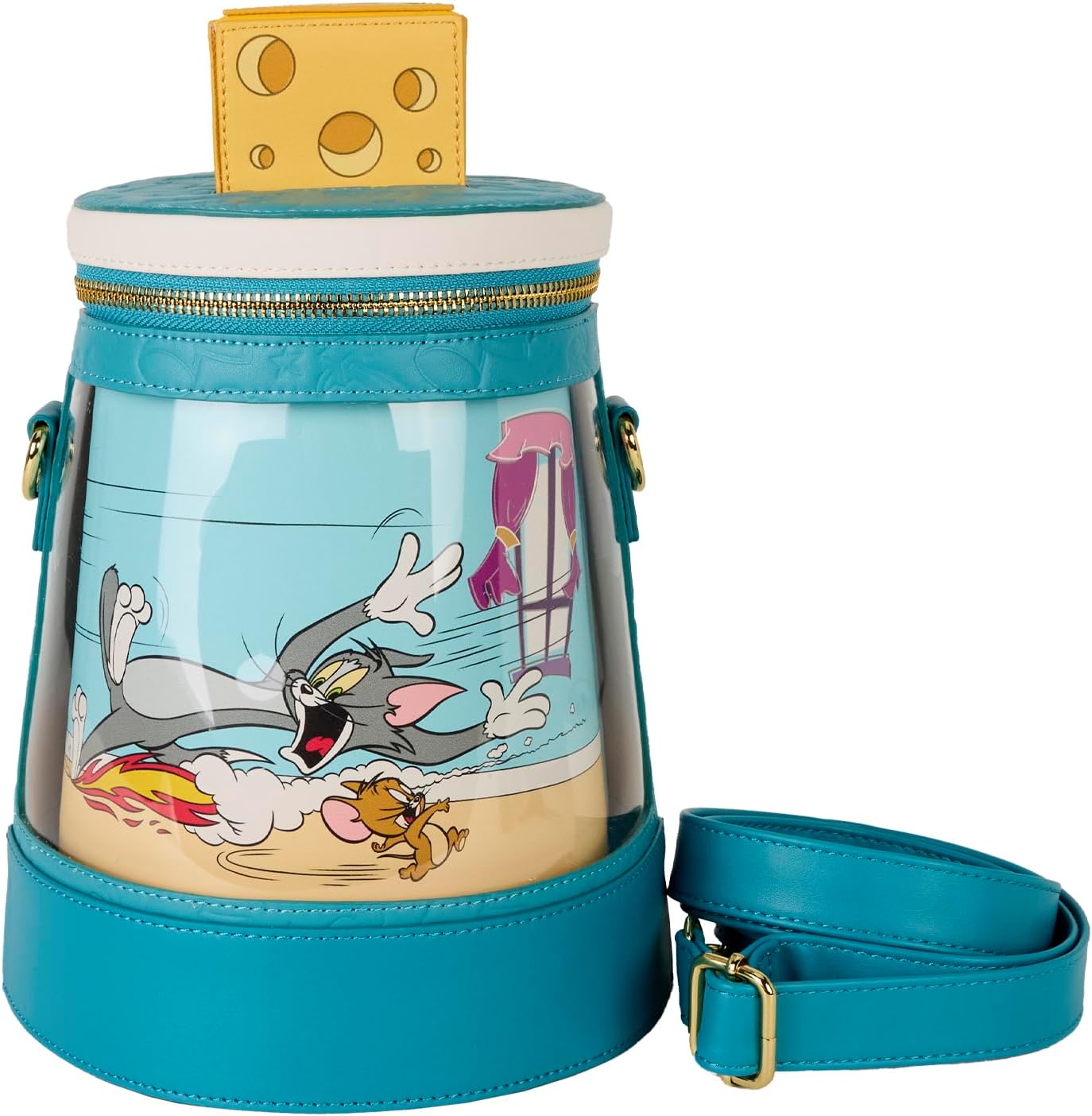 Loungefly Warner Bros Tom and Jerry Spinning Crossbody Bag