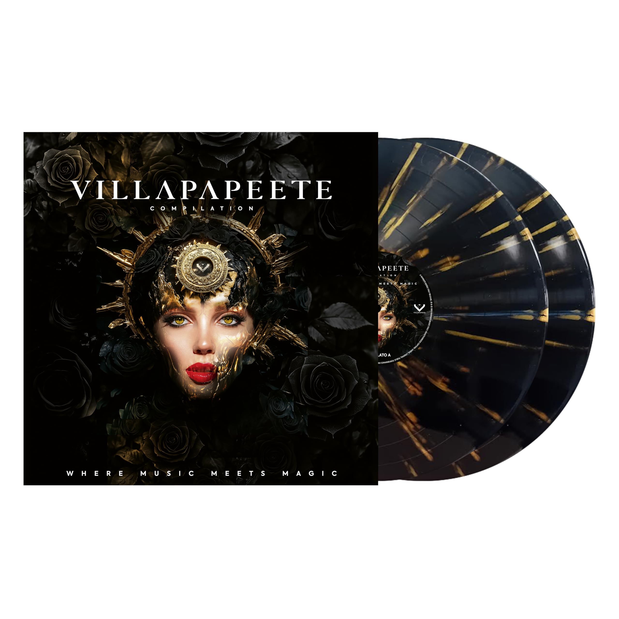 Villa Papeete Compilation (Doppio Vinile Splatter Nero Oro