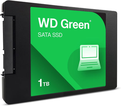 Western Digital WD Green SATA 1TB, Up to 545MB/s, 2.5"/7mm, 3Y Warranty, Internal Solid State Drive (WDS100T5G0A-00CPT0