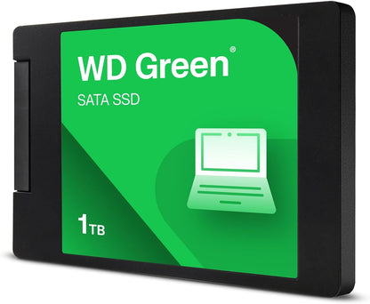 Western Digital WD Green SATA 1TB, Up to 545MB/s, 2.5"/7mm, 3Y Warranty, Internal Solid State Drive (WDS100T5G0A-00CPT0
