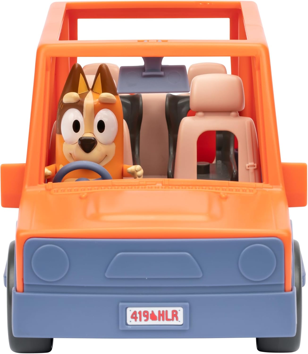 Bluey Heeler Family Road Trip 4WD Vehicle, Includes Articulated Chilli Figure, With Open Roof To Easily Fit 4 Figures Inside, Ideal for all 2.5 Inch Figures (Sold Separately