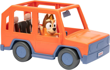 Bluey Heeler Family Road Trip 4WD Vehicle, Includes Articulated Chilli Figure, With Open Roof To Easily Fit 4 Figures Inside, Ideal for all 2.5 Inch Figures (Sold Separately