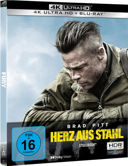 Herz aus Stahl (Limitiertes Steelbook, 4K-UHD+Blu-ray)