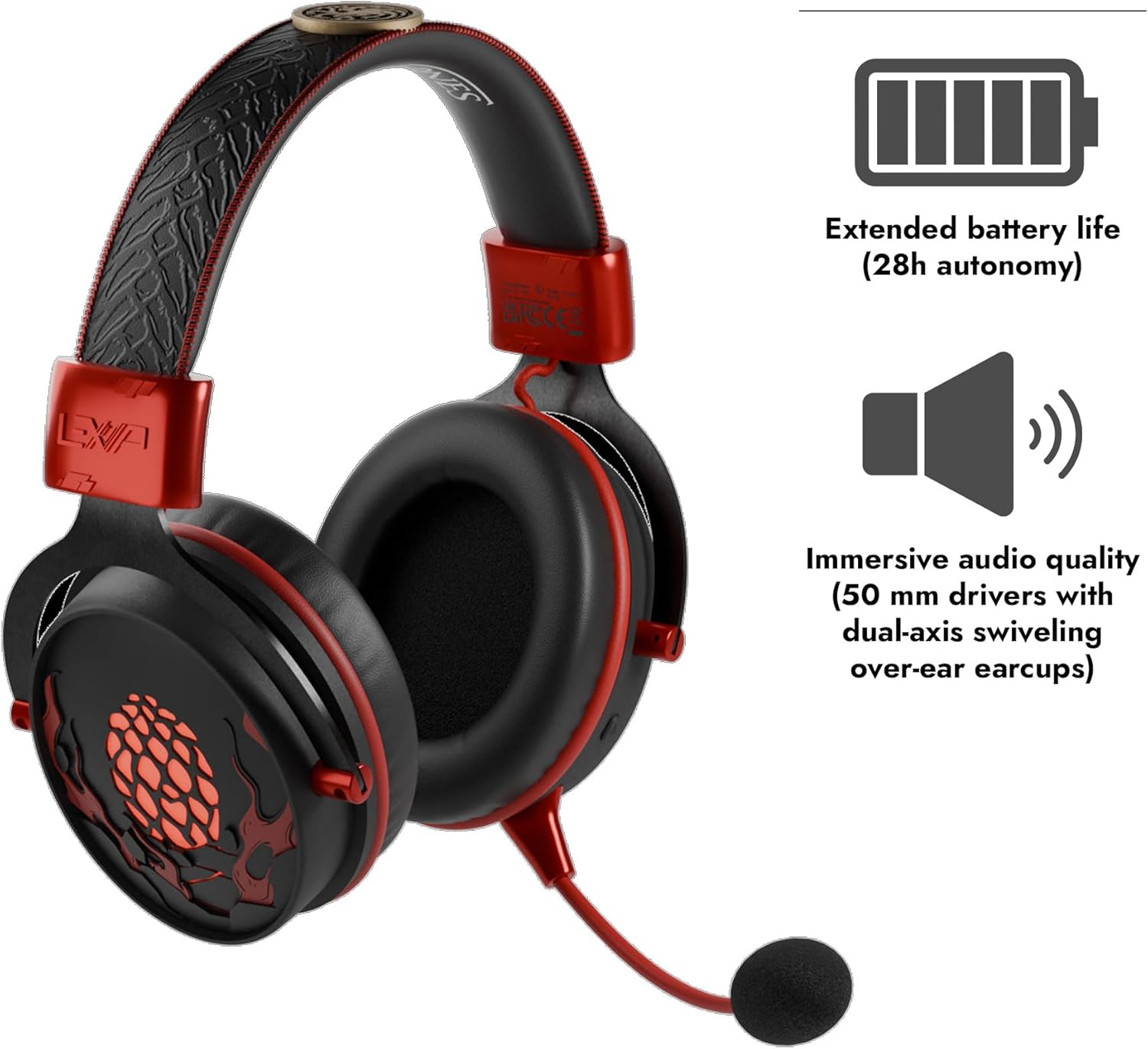 HBO Game of Thrones - Targaryen Wireless Gaming Headset