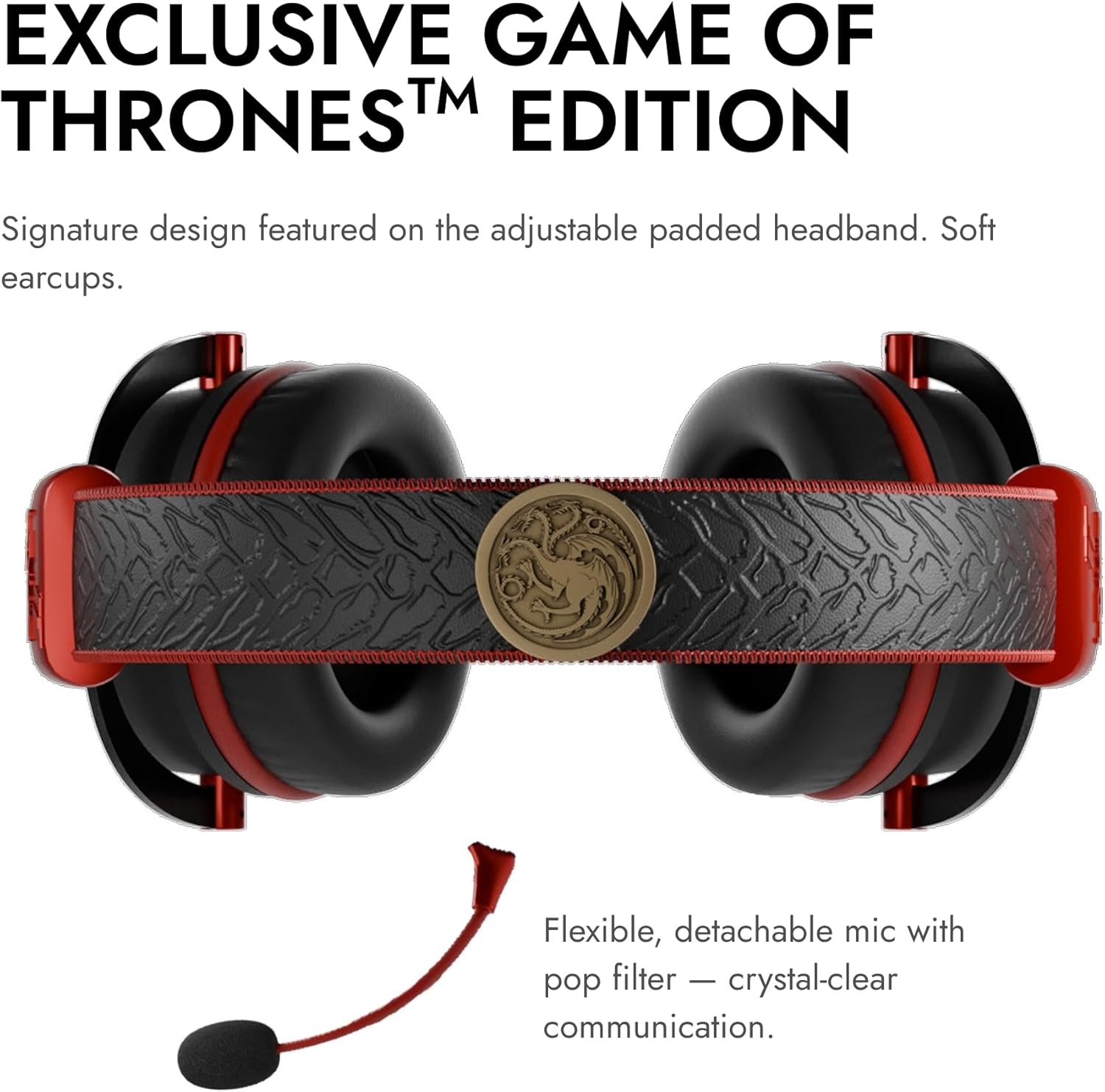 HBO Game of Thrones - Targaryen Wireless Gaming Headset
