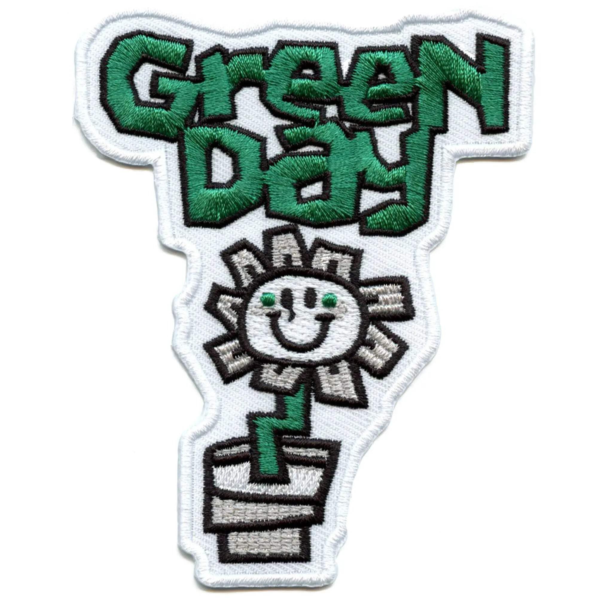 Green Day Toppa termoadesiva a forma di vaso di fiori