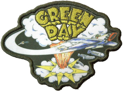 Green Day - Scollo – Toppa termoadesiva Dookie – Poliestere, verde/giallo, Taglia unica