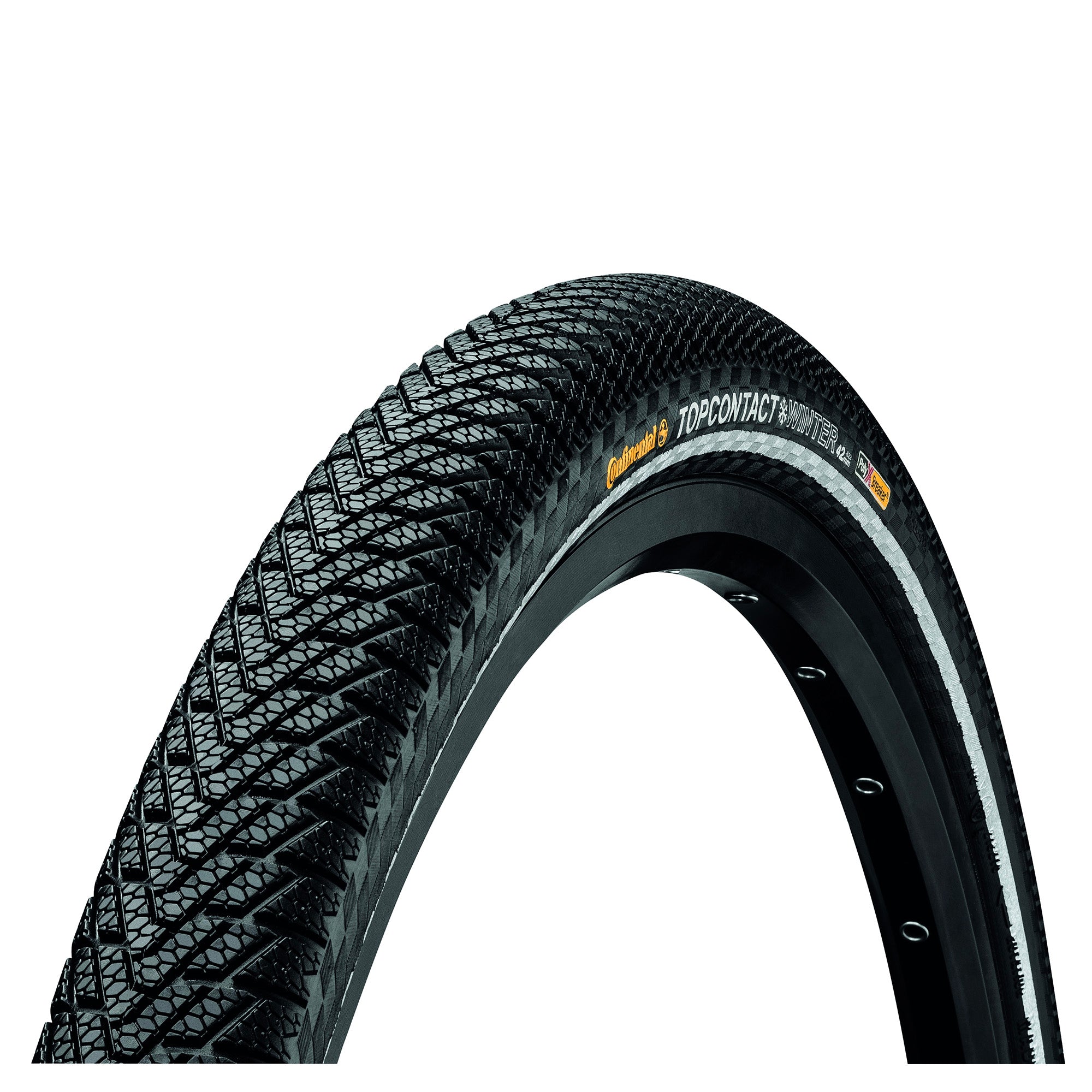 Continental Top Contact Winter II Premium Reflex Tyre Foldable Black/Black Reflex 26X1.90"