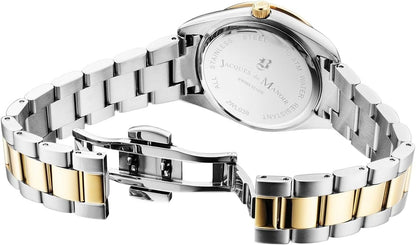 Jacques du Manoir Swiss-made Allure Two Tone Bracelet Watch