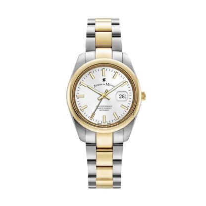 Jacques du Manoir Swiss-made Allure Two Tone Bracelet Watch