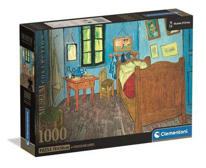 Clementoni Puzzle Museum - Evening in Tokyo 1000 Stücke, Compact Box - Puzzle für Erwachsene 14-99 Jahre, Geschenk für Mann und Frau, Made in Italy, 39968