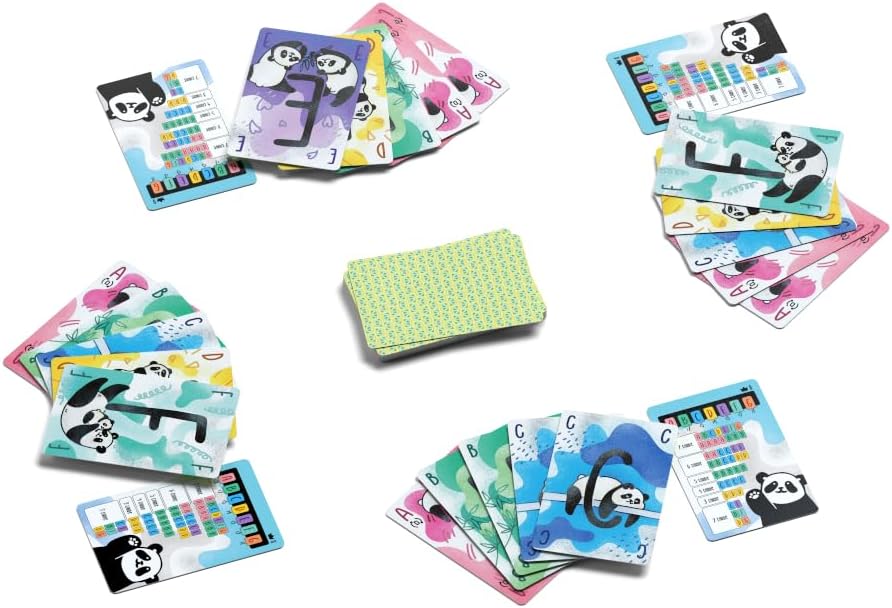 Allplay Panda Panda - Card Game for Adults and Families - Hand Management - Fits in Your Pocket - 15 Minutes - 2 to 4 Players