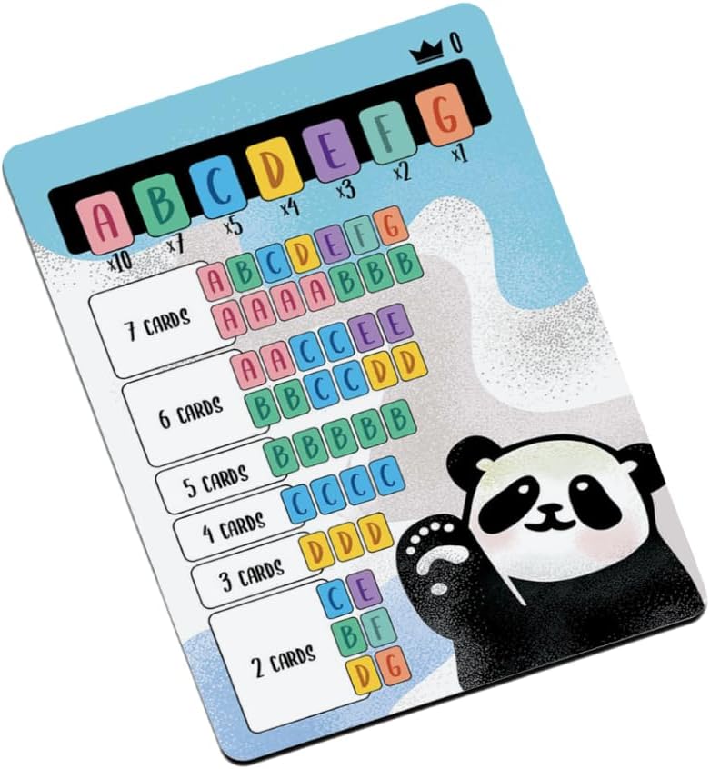 Allplay Panda Panda - Card Game for Adults and Families - Hand Management - Fits in Your Pocket - 15 Minutes - 2 to 4 Players