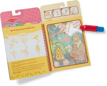 Melissa & Doug Scented Water WOW Age 3+ Reusable Water-Reveal Colouring Activity Pad Travel Toy – Fruit