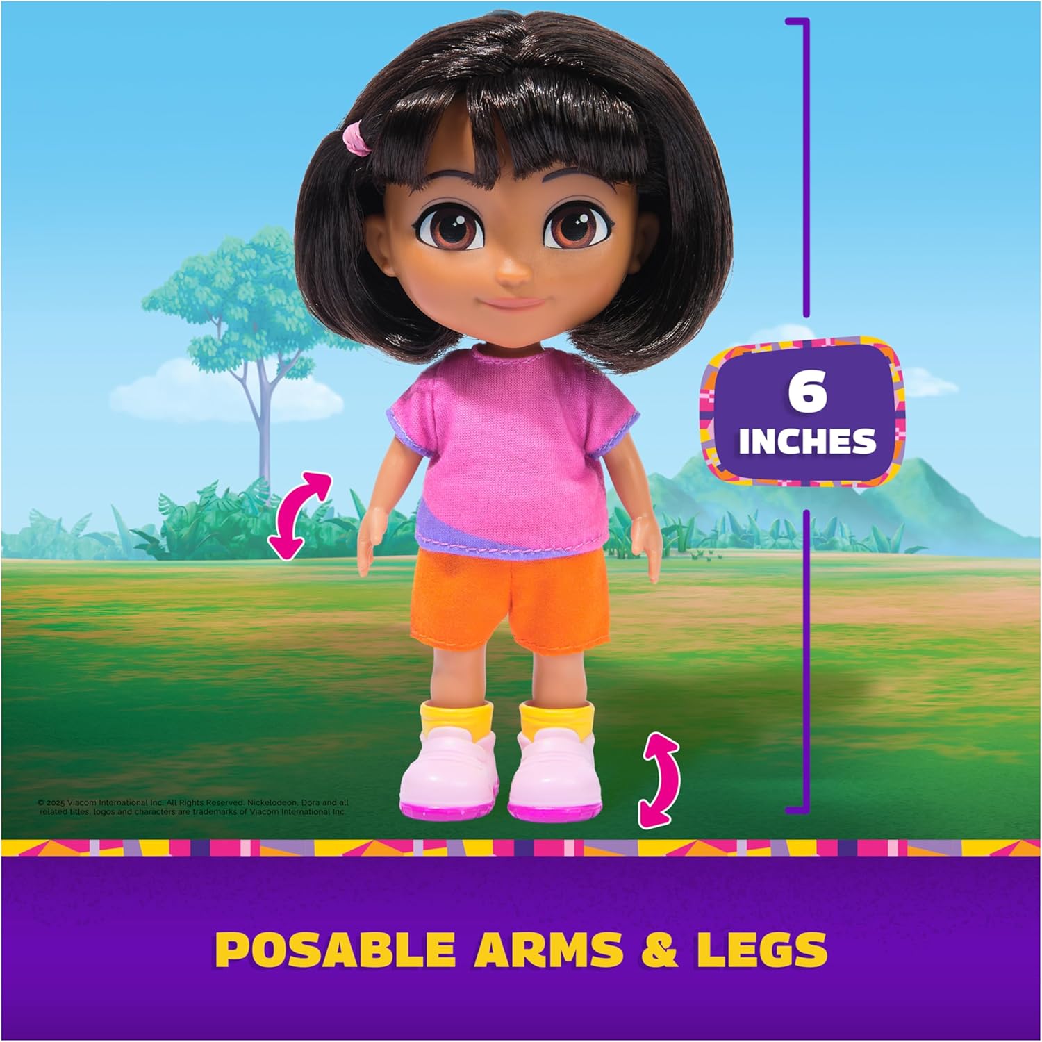 Dora, Best Friends Dora & Boots Set, 15.2-cm Doll with Clothes, Backpack and Boots Toy Figure, Kids Toys for Girls and Boys Ages 3 and Up