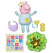Peppa Pig Oinks and Snuggles Evie Interactive Baby Doll, 28 cm