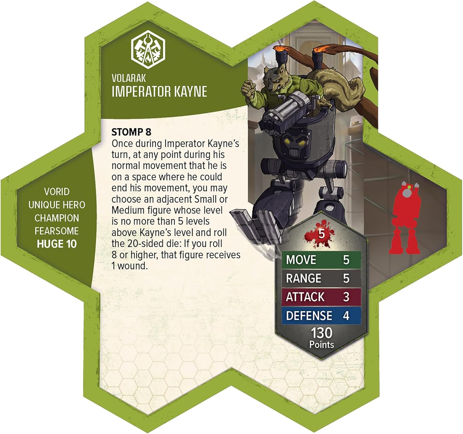 Renegade Game Studios | Heroscape Boiling Tension Imperator Kayne | Extension de Jeu de Figurines | 2–4 Joueurs | 60–120 Minutes