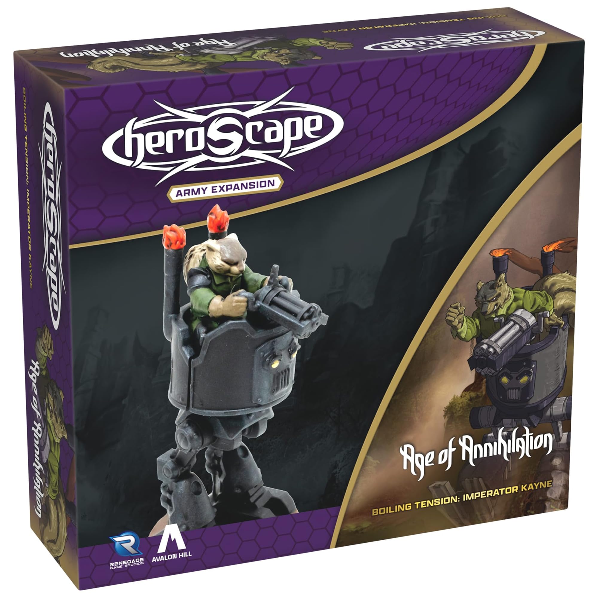 Renegade Game Studios | Heroscape Boiling Tension Imperator Kayne | Extension de Jeu de Figurines | 2–4 Joueurs | 60–120 Minutes