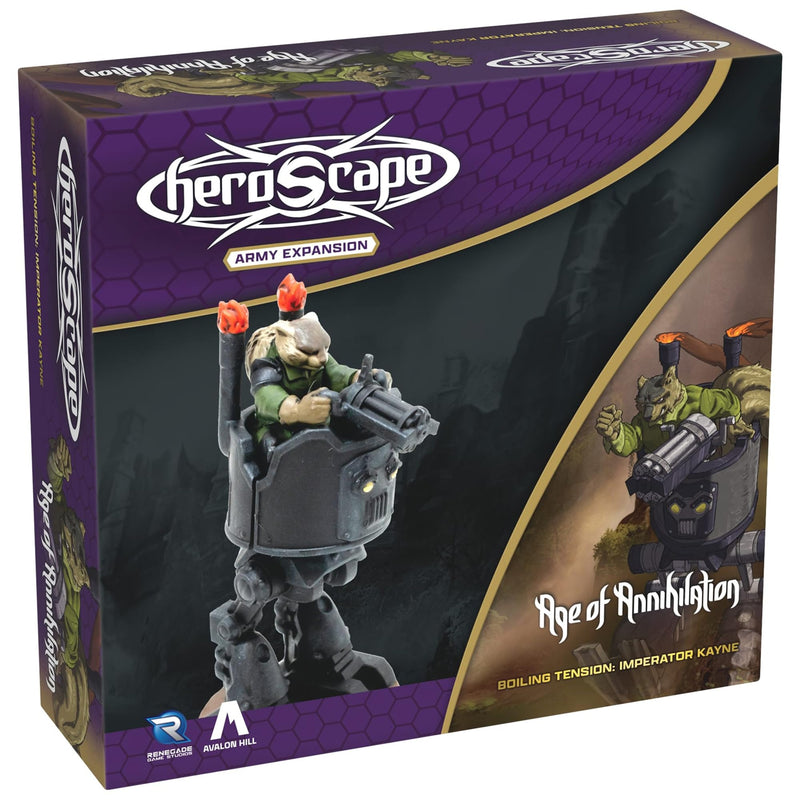 Renegade Game Studios | Heroscape Boiling Tension Imperator Kayne | Extension de Jeu de Figurines | 2–4 Joueurs | 60–120 Minutes