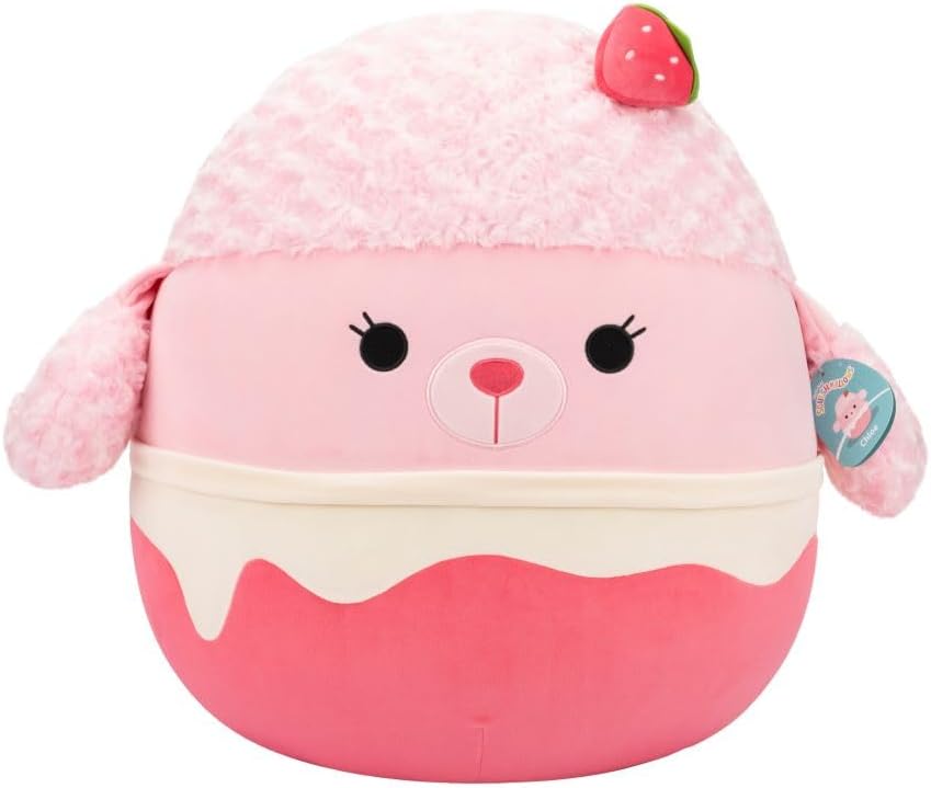 Squishmallows Original 20-Inch Chloe the Strawberry Milkshake Poodle