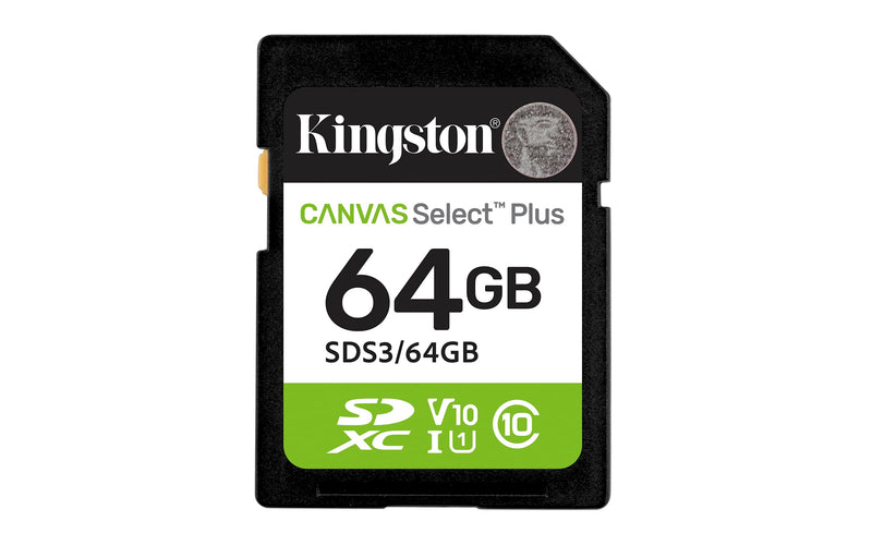 64Gb Sdxc Canvas Select Plus Gen3