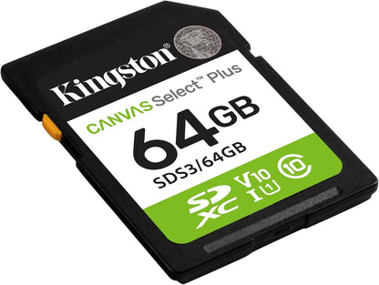 64Gb Sdxc Canvas Select Plus Gen3