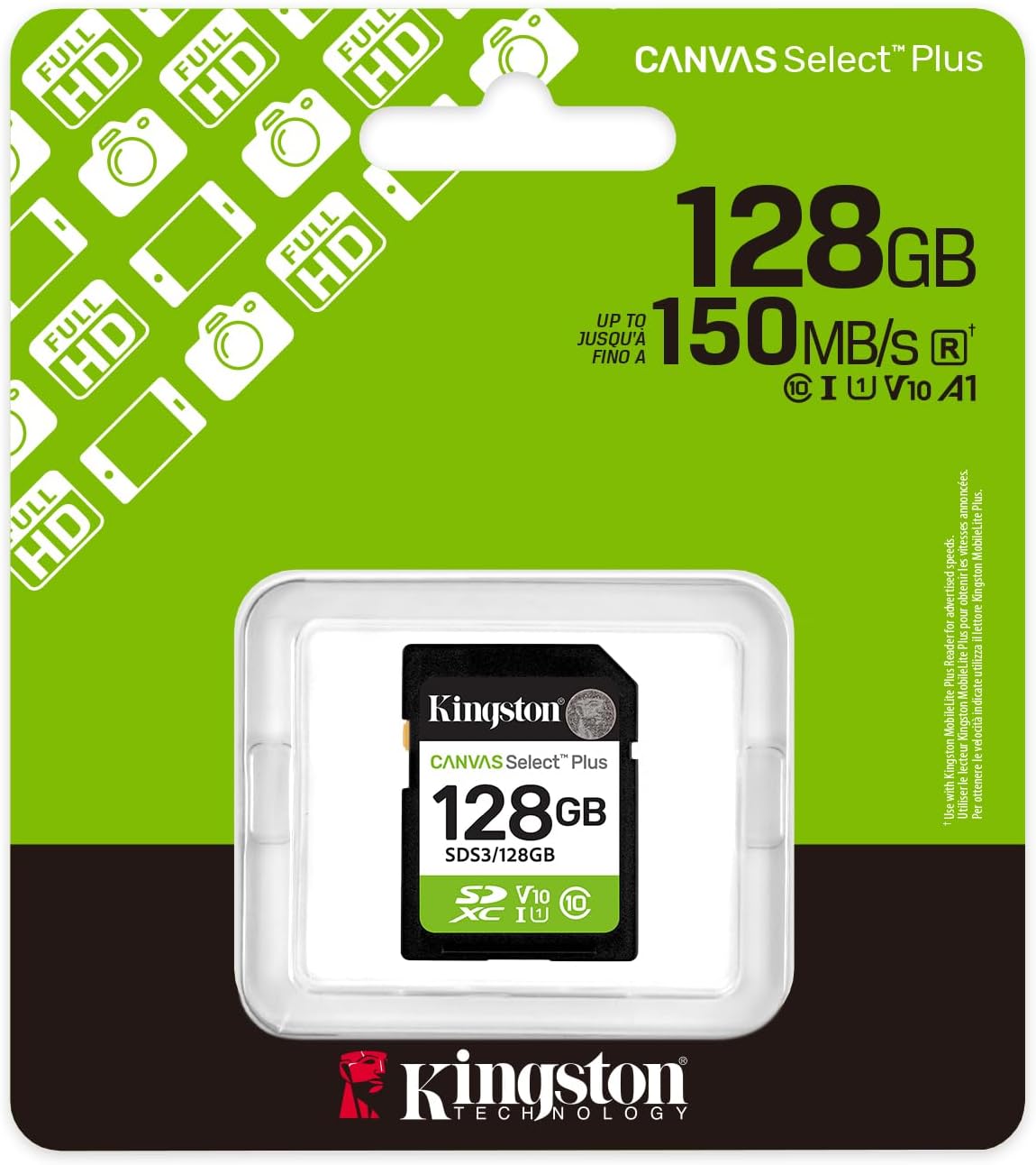 128Gb Sdxc Canvas Select Plus Gen3