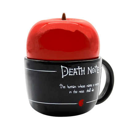 ABYSTYLE Tazza da tè e caffè in ceramica 3D con mela Death Notw Anime Manga Drinkware Home & Kitchen Merch Gift