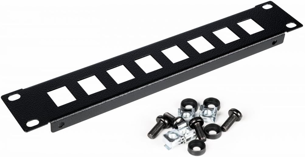 Equip Patchpanel 10 Mit Keystone Montage 1U, Schw
