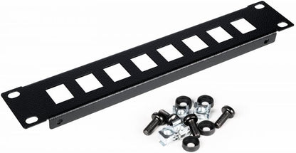 Equip Patchpanel 10 Mit Keystone Montage 1U, Schw