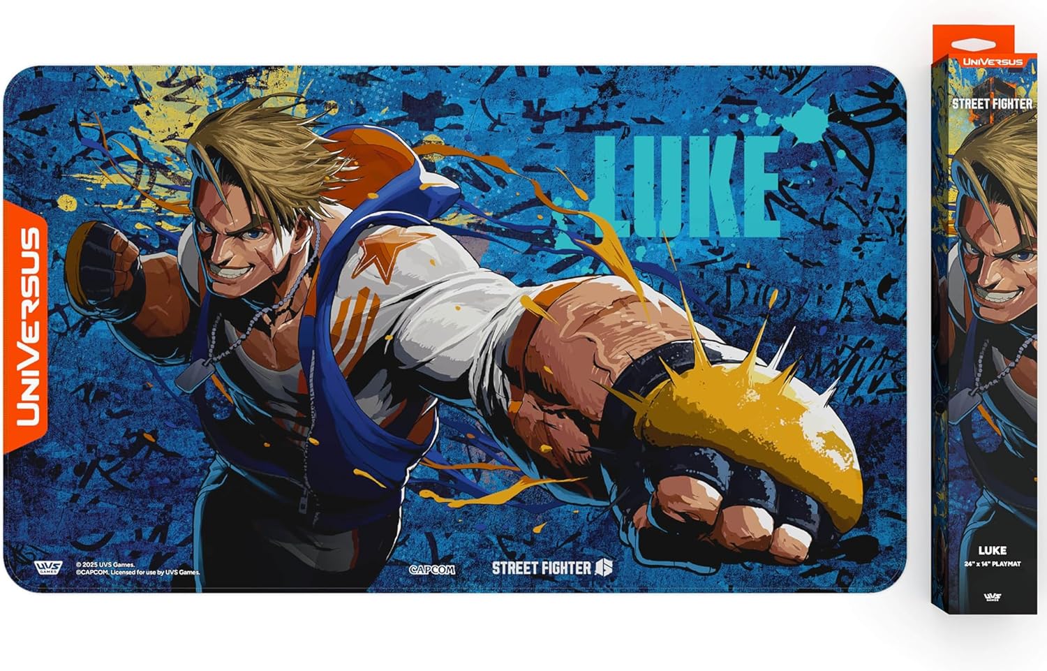 Uvs Street Fighter 6: Challenger Series Playmat - Luke