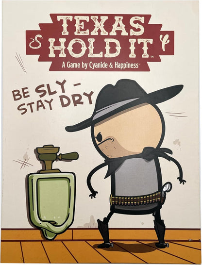 Joking Hazard Texas Age 10+ Hold It Card Game - Wild West Bathroom Card Game by Cyanide & Happiness - Push Your Luck Party Game for 2-6 Players | Hilarious Fun for Game Night
