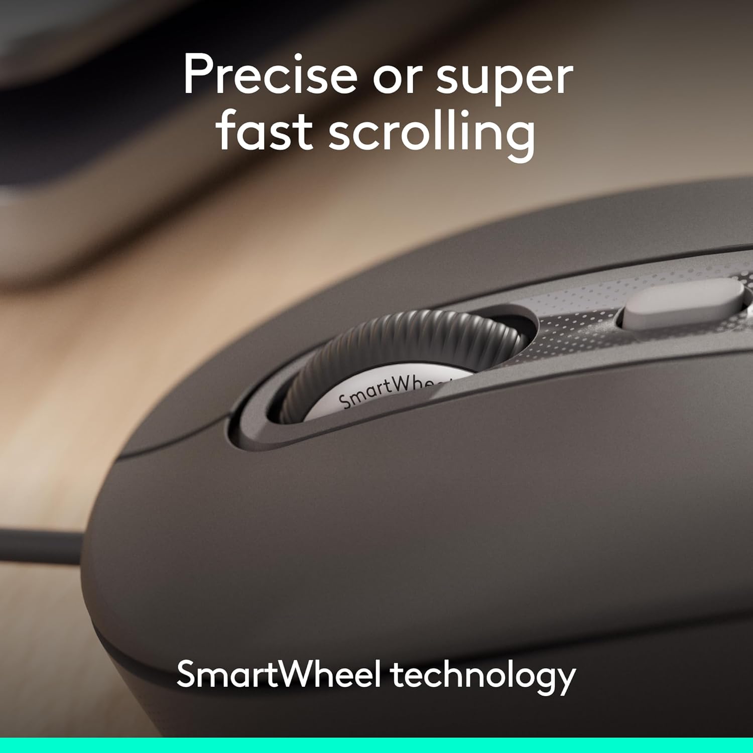 Logitech Signature Slim Wired Combo MK620 for Business, Optical Wired Mouse, Full-Size Keyboard, USB-C Plug-and-Play, Windows/Mac/Chrome/PC/laptops, QWERTY UK English Layout - Graphite