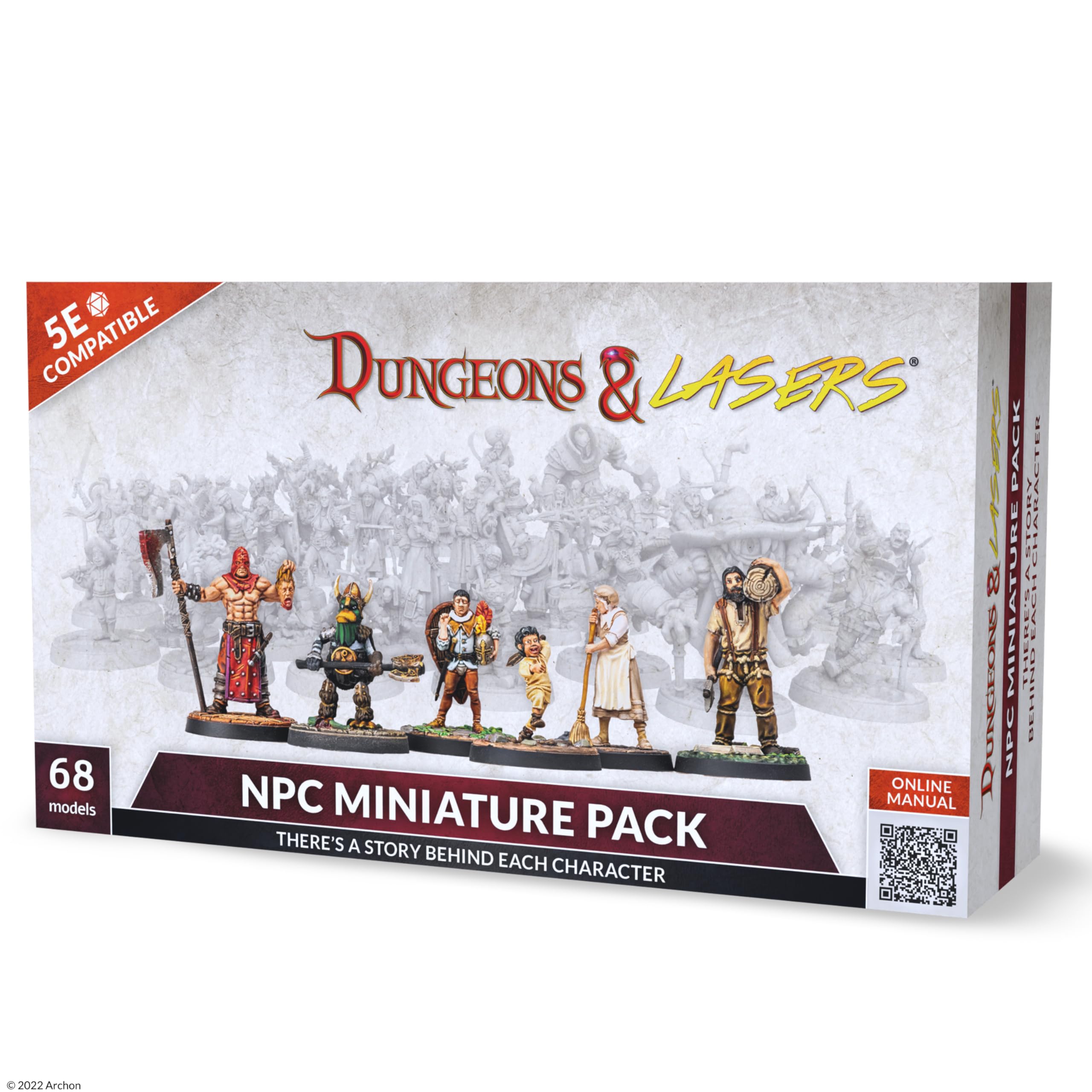Dungeons & Lasers NPC Miniature Pack