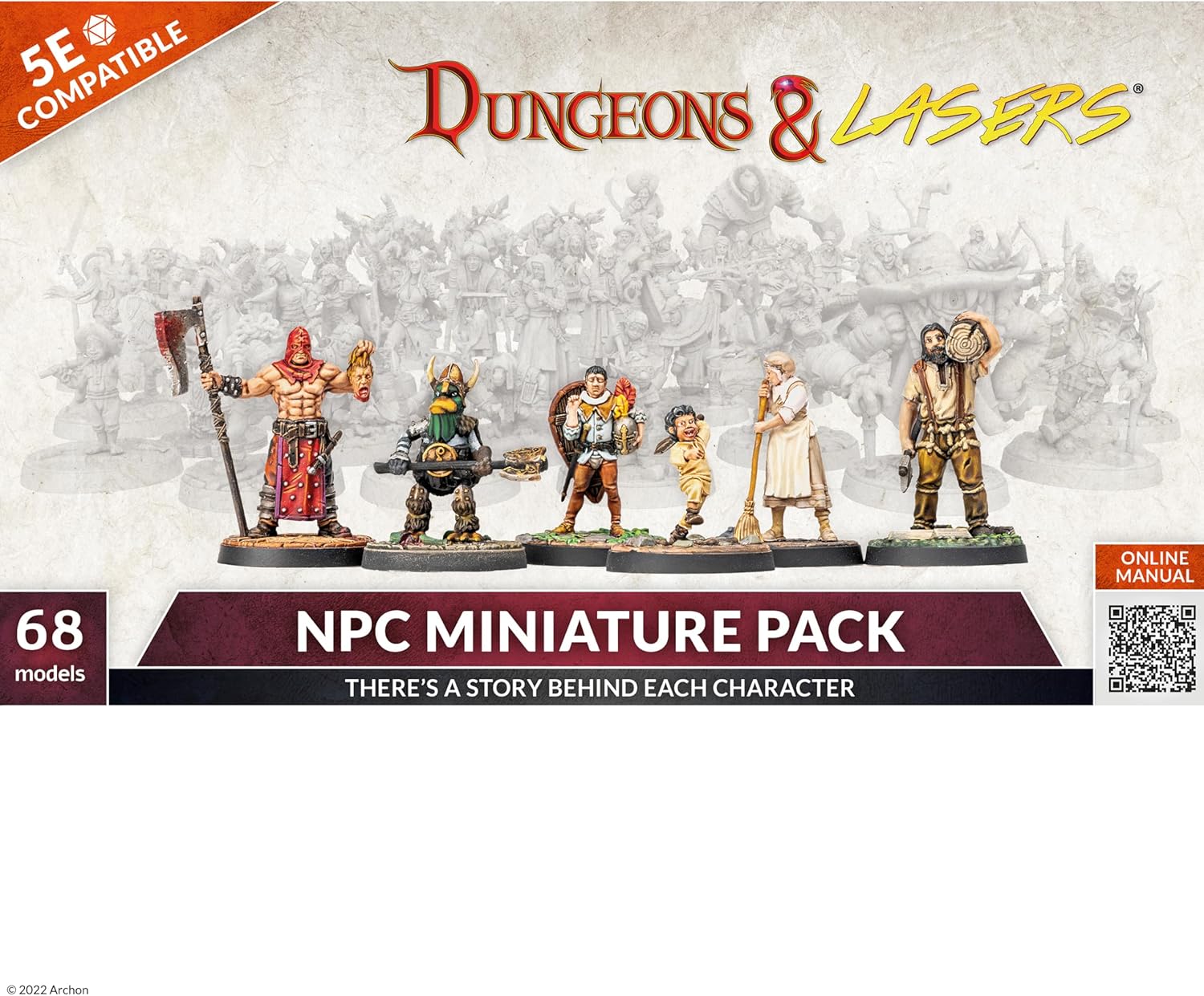Dungeons & Lasers NPC Miniature Pack