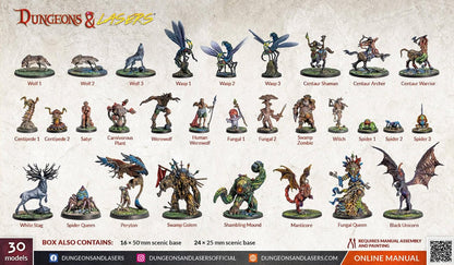 Dungeons & Lasers - Woodland Dwellers Figure Pack